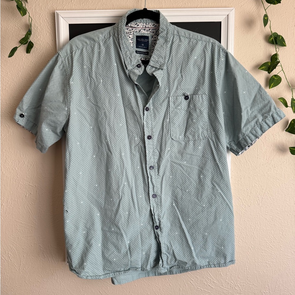 Stylish Women's Light Blue Button Down Shirt